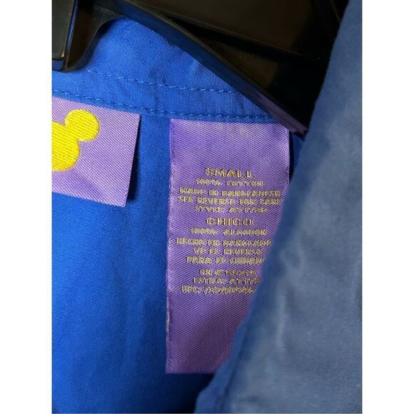 Disney Jerry Leigh Eeyore Cheer Squad With Patches Button Up Shirt Small Vintage - Picture 5 of 6